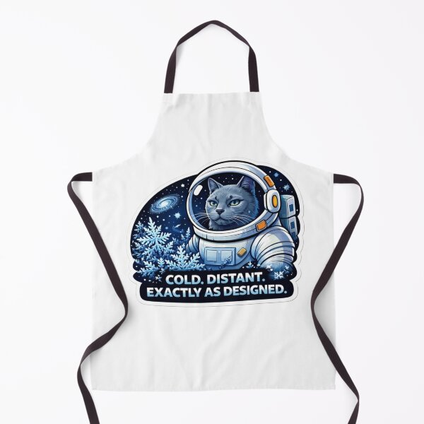 Item preview, Russian Blue Cat Astronaut Cold Distant Exactly As Designed designed and sold by Gentlestate.