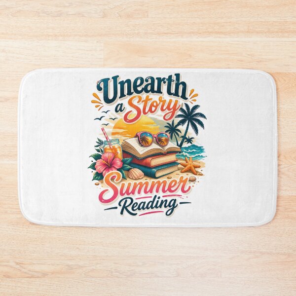 Item preview, Unearth a Story Summer Reading – Retro Beach Book Lover Design designed and sold by Wear Sculpt.
