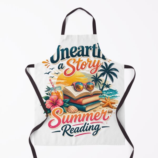 Item preview, Unearth a Story Summer Reading – Retro Beach Book Lover Design designed and sold by Wear Sculpt.