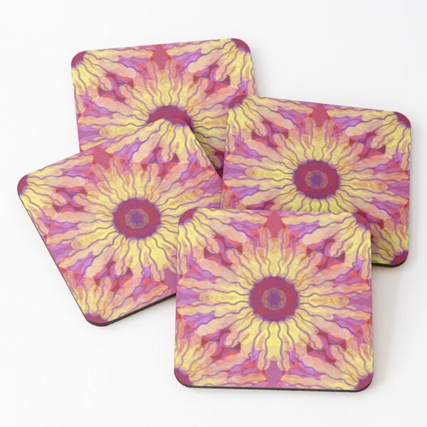 Item preview, Tie Dye Yellow Bloom Psychedelic Design  designed and sold by AnimaliaStar.