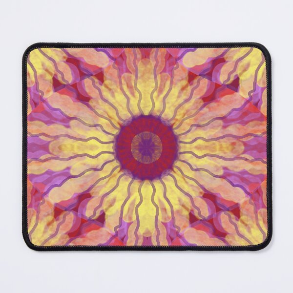 Item preview, Tie Dye Yellow Bloom Psychedelic Design designed and sold by AnimaliaStar.