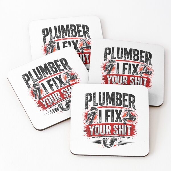 Item preview, Plumber I Fix Your Shit – Funny Plumber Design designed and sold by SzyMazDesign.