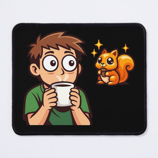 Item preview, Overstimulated but Caffeinated – Funny ADHD Design designed and sold by CHAOS_CLUB.