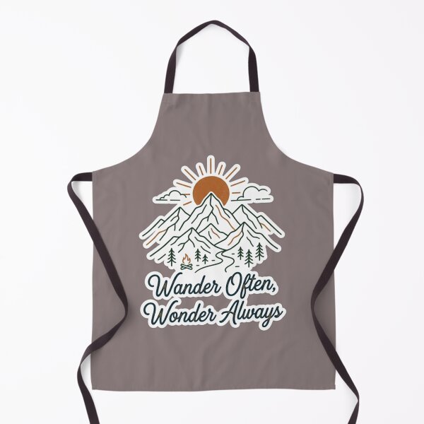 Item preview, Wander Often Wonder Always Mountain T-Shirt | Adventure Quote | Hiking Gift designed and sold by Clintora.