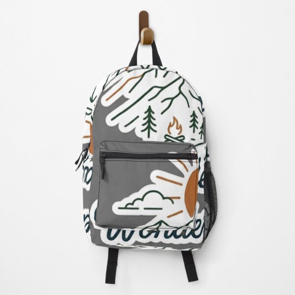 Item preview, Wander Often Wonder Always Mountain T-Shirt | Adventure Quote | Hiking Gift designed and sold by Clintora.