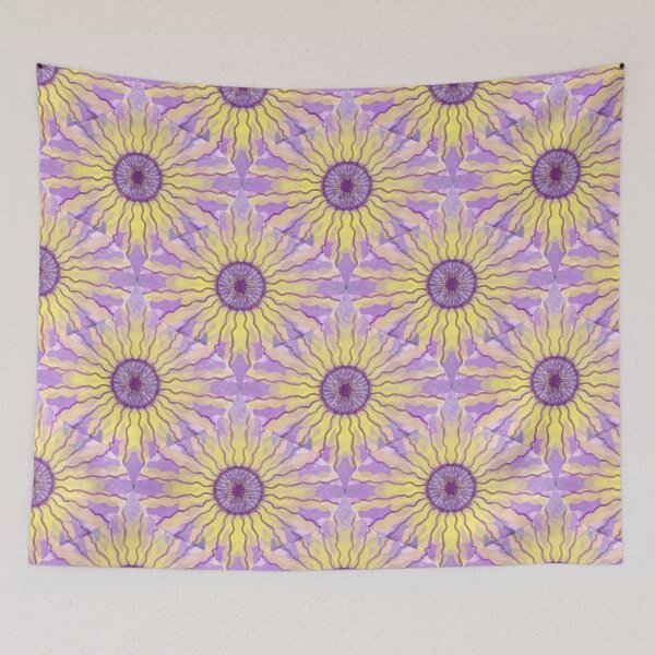 Item preview, Tie Dye Sun Flower Bloom Psychedelic Design  designed and sold by AnimaliaStar.