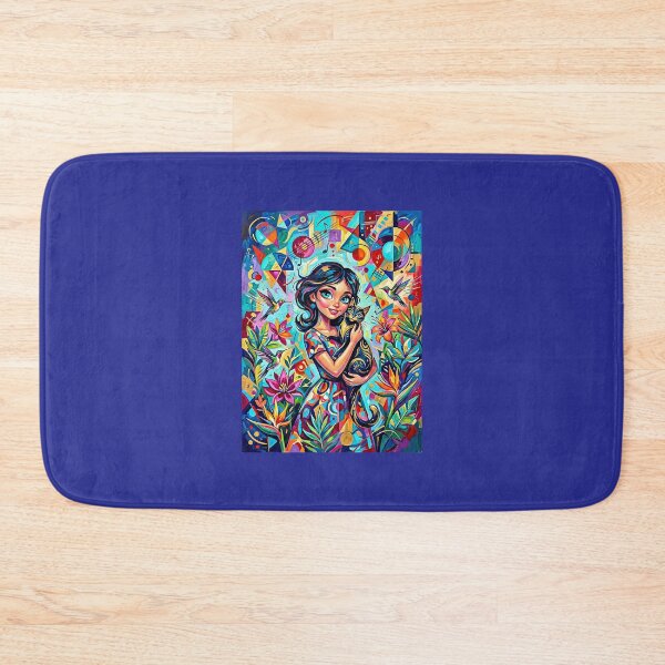 Item preview, Beautiful girl with a cat. designed and sold by Natalia-Vlad.