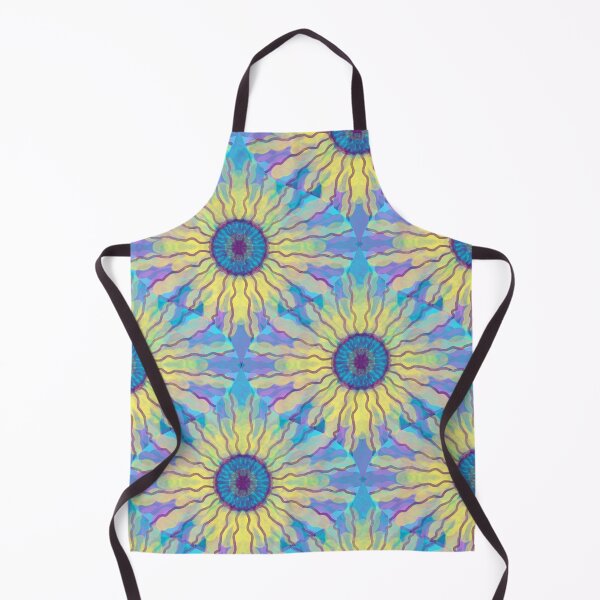 Item preview, Tie Dye Blue Sun Flower Bloom Psychedelic Design  designed and sold by AnimaliaStar.