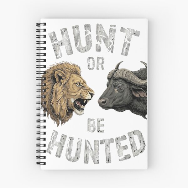 Item preview, Lion vs Buffalo Hunt or Be Hunted Design, Predator vs Prey Safari Graphic, Wild Animal Battle Art designed and sold by ColorFlick.
