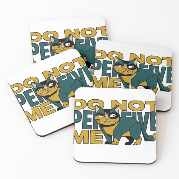 Item preview, Do Not Perceive Me Introvert Cat Design designed and sold by Quiet Mode Studio.