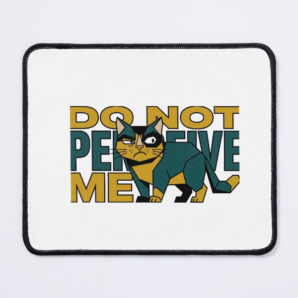 Item preview, Do Not Perceive Me Introvert Cat Design designed and sold by Quiet Mode Studio.
