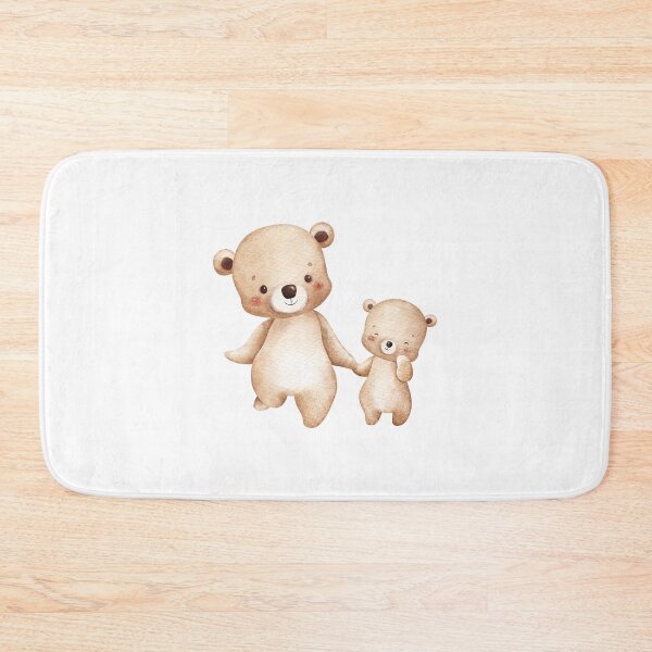 Item preview, Watercolor Mother and Baby Bear - Adorable Spring Vibe designed and sold by FuzionRaptor.