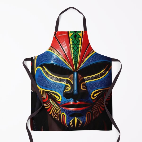 Item preview, Sun Warrior: Geometric Mask designed and sold by Serene Strokes Art.