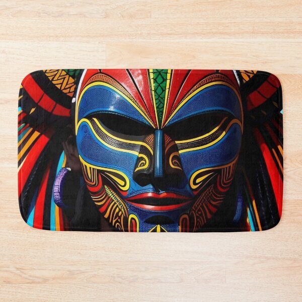 Item preview, Sun Warrior: Geometric Mask designed and sold by Serene Strokes Art.