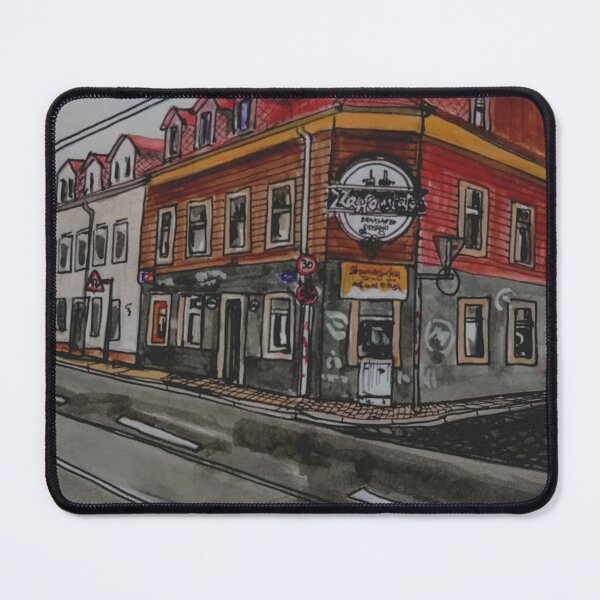 Item preview, Dresden Neustadt Zapfanstalt 01099 Illustration – Ink and Watercolor Urban Sketch designed and sold by UMA Urban Sketch.