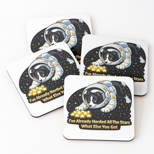 Item preview, Funny Space Dog Herding Stars designed and sold by Gentlestate.