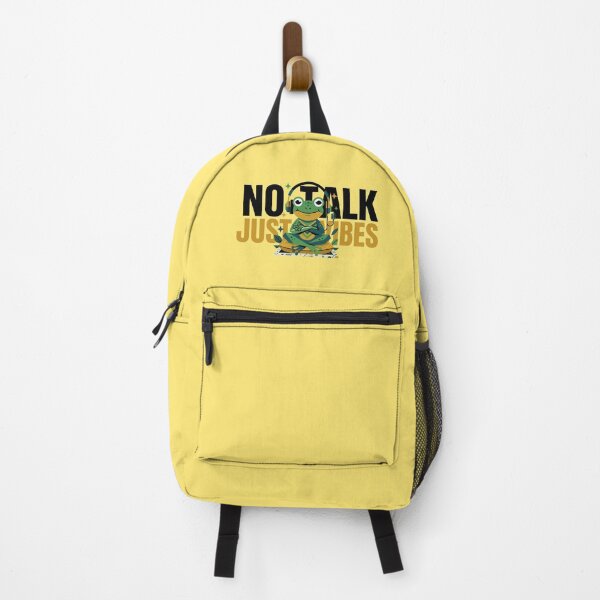 Item preview, No Talk Just Vibes Introvert Frog designed and sold by Quiet Mode Studio.