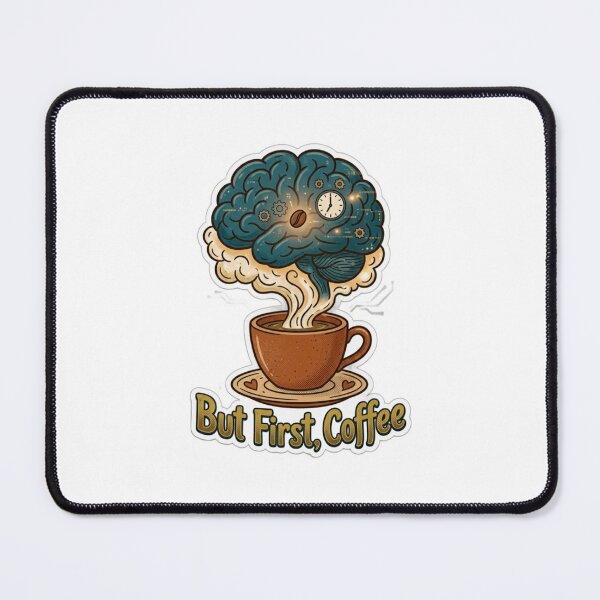 Item preview, But First Coffee Brain T-Shirt | Funny Coffee Lover | Caffeine Addict Gift designed and sold by Clintora.
