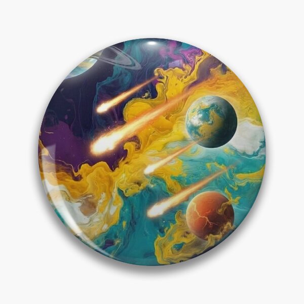 Item preview, Cosmic Chaos – Stellar Flow T-Shirt designed and sold by MerchlyMike.
