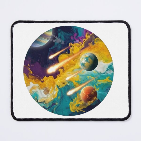 Item preview, Cosmic Chaos – Stellar Flow T-Shirt designed and sold by MerchlyMike.
