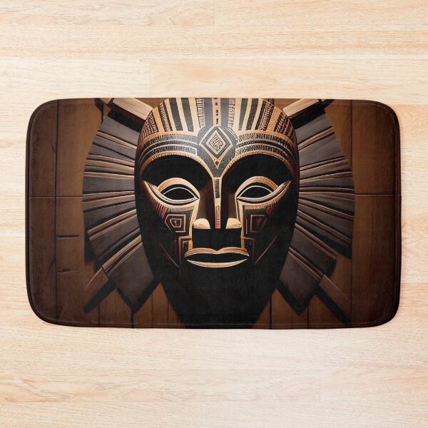Item preview, Dark Wood Spirit Tribal Art designed and sold by Serene Strokes Art.