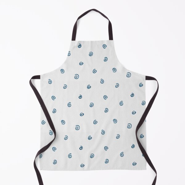Item preview, Minimal Blue Spiral Pattern on Soft White designed and sold by CMF Designs.