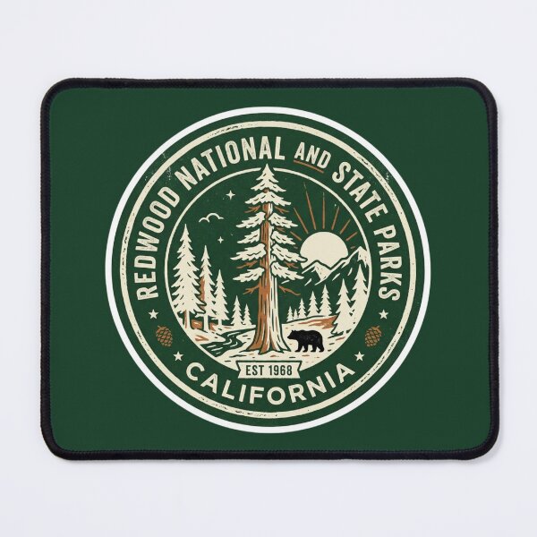 Item preview, Redwood National Park - California designed and sold by GoodOldVintage.
