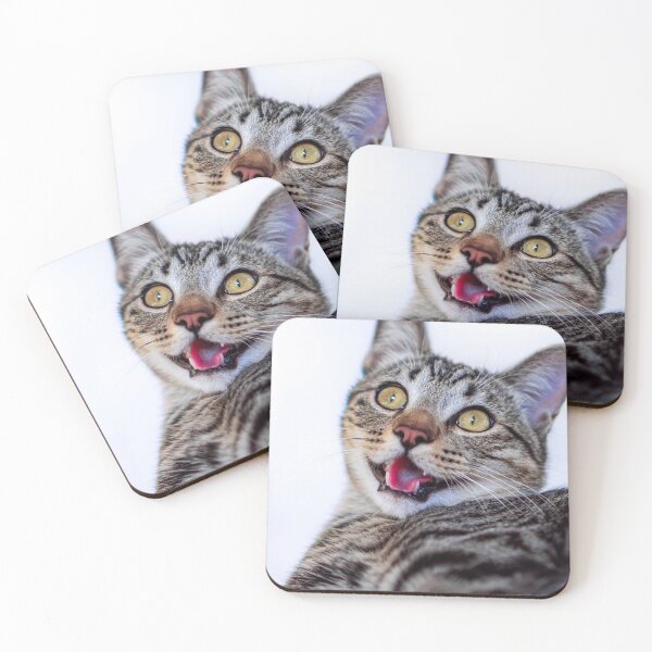 Item preview, Tabby Cat Caught Mid Lick designed and sold by MDCCo.