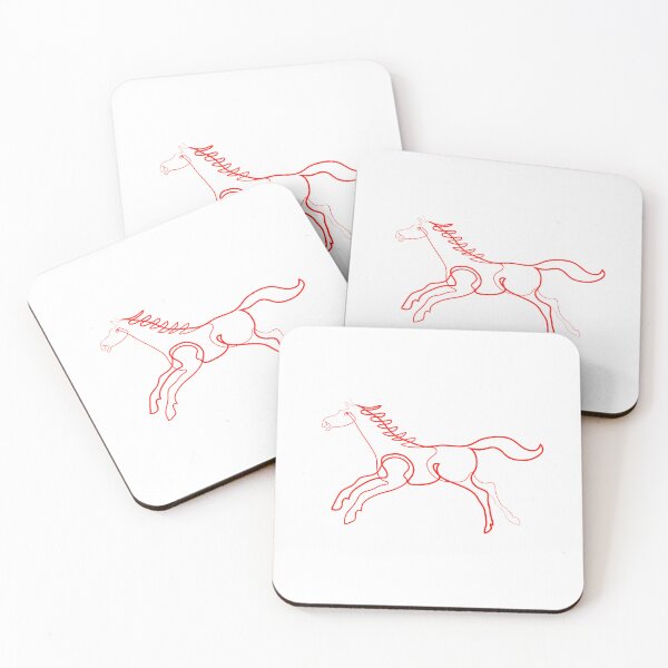 Item preview, Red horse designed and sold by sonaadalian.