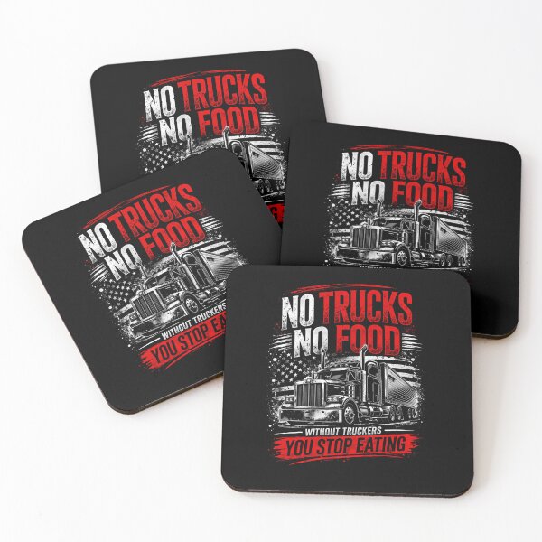Item preview, No Trucks No Food – Truck Driver Trucker Design designed and sold by SzyMazDesign.