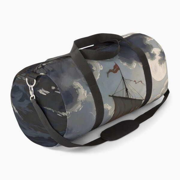Item preview, Ghostly Sailboat under Full Moon designed and sold by Serene Strokes Art.