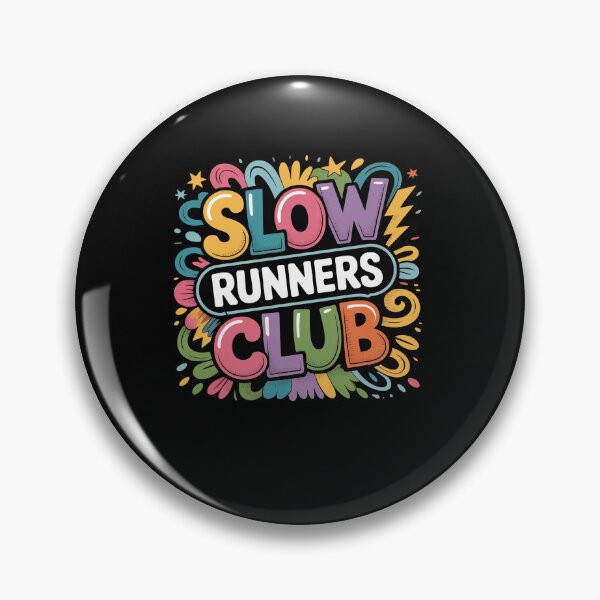 Item preview, Colorful Street Art Slow Runners Club Running Jogging designed and sold by BHMARTS.