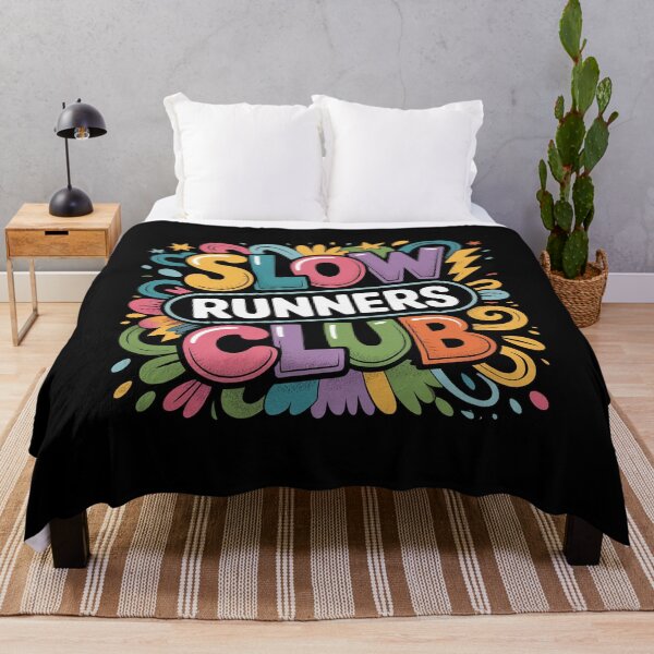 Item preview, Colorful Street Art Slow Runners Club Running Jogging designed and sold by BHMARTS.