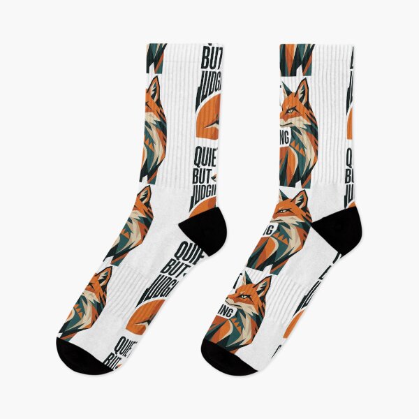 Item preview, Quiet But Judging Introvert Fox Design designed and sold by Quiet Mode Studio.