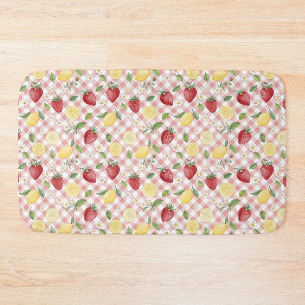 Item preview, Watercolor Strawberry Lemon Phone Case Aesthetic Gift for Her, Seamless Strawberry Lemon Blanket Cozy Summer Home Decor Gift, Watercolor Fruit Pattern Journal Graduation Gift for Girls designed and sold by VivaFy.