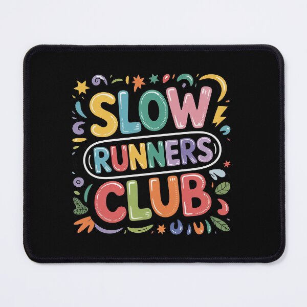 Item preview,  Colorful Street Art Slow Runners Club Running Jogging designed and sold by BHMARTS.