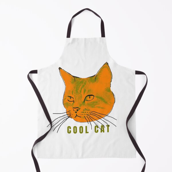 Item preview, Cool Cat – Vintage Style Illustrated Cat Head Graphic designed and sold by ChiaraPagani.