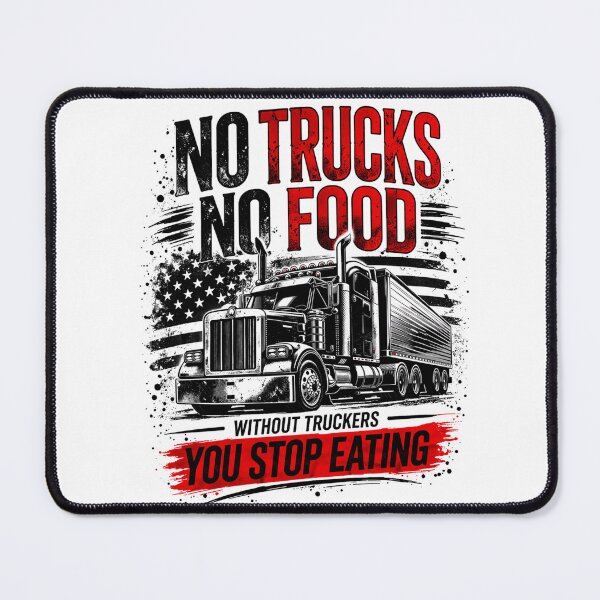 Item preview, No Trucks No Food – Truck Driver Trucker Design designed and sold by SzyMazDesign.