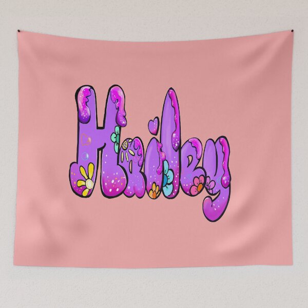 Item preview, Hailey popular girls first name in purple Personalized personalised customised name Hailey  designed and sold by Artonmytee.