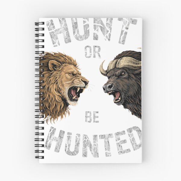 Item preview, Lion vs Buffalo Hunt or Be Hunted Design, Predator vs Prey Safari Graphic, Wild Animal Battle Art designed and sold by ColorFlick.