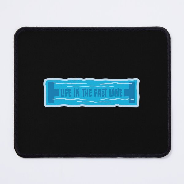 Item preview, Life In The Fast Lane Funny Swimmer Swimming Quote designed and sold by shirt-o-mat.