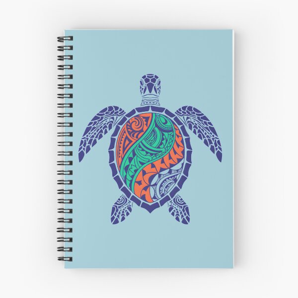 Item preview, Colorful Tribal Sea Turtle – Polynesian Style Ocean Art Design designed and sold by ArcticFoxStudio.