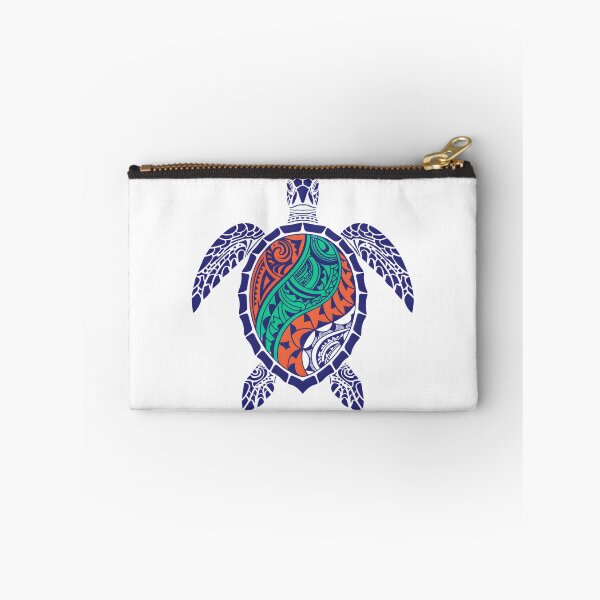 Item preview, Colorful Tribal Sea Turtle – Polynesian Style Ocean Art Design designed and sold by ArcticFoxStudio.