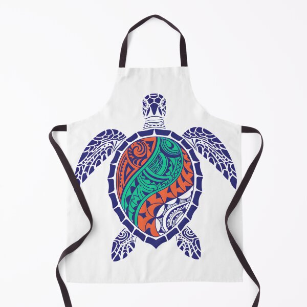 Item preview, Colorful Tribal Sea Turtle – Polynesian Style Ocean Art Design designed and sold by ArcticFoxStudio.