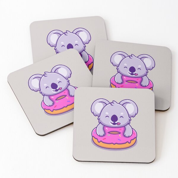 Item preview, Koala Holding Donut Koala Encounters and Coastal Escapes Wildlife and Relaxation Gifts T-shirt designed and sold by MalwasBasket.