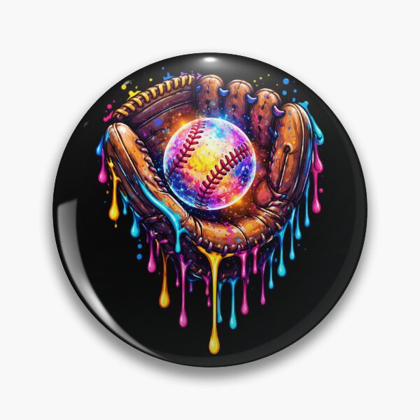Item preview, Color Splash Baseball Glove Catching Galaxy Ball  designed and sold by SidTastic .