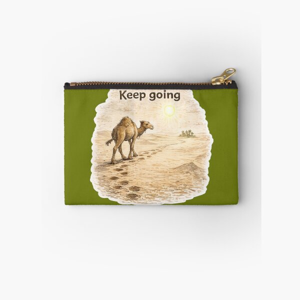 Item preview, Camel Keep Going Sticker – Perseverance and Life Journey Animal Art designed and sold by Felixuss.