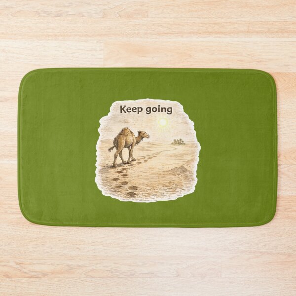 Item preview, Camel Keep Going Sticker – Perseverance and Life Journey Animal Art designed and sold by Felixuss.