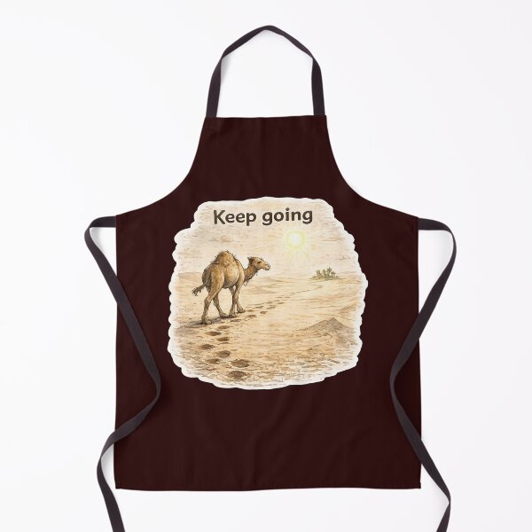 Item preview, Camel Keep Going Sticker – Perseverance and Life Journey Animal Art designed and sold by Felixuss.