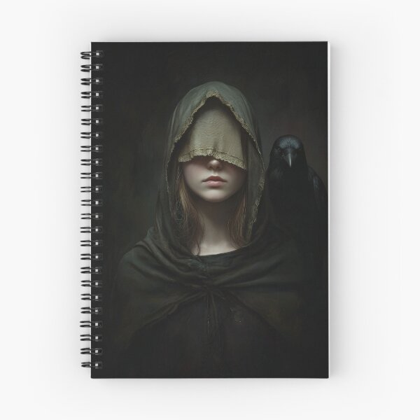 Item preview, Blind Seeress with Raven – Nordic Mystic designed and sold by NordicDreams.